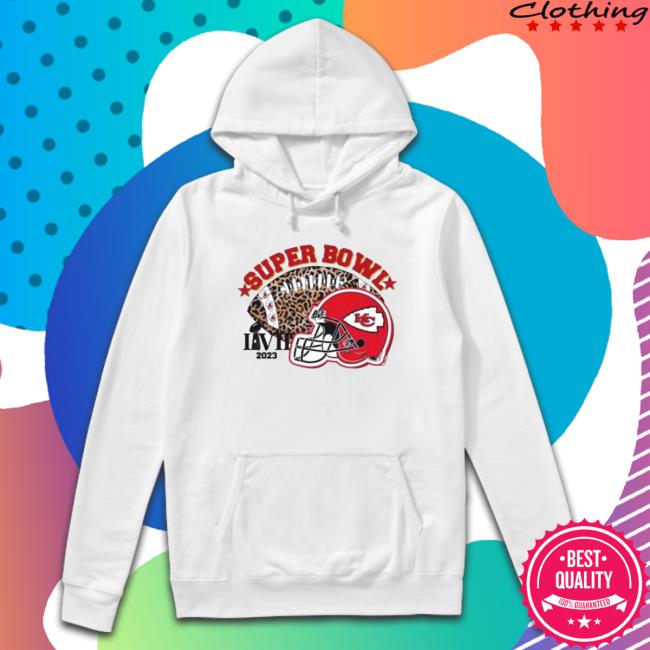 Kansas City Chiefs Leopard Print Gameday Super Bowl 2023 Football Hoodie
