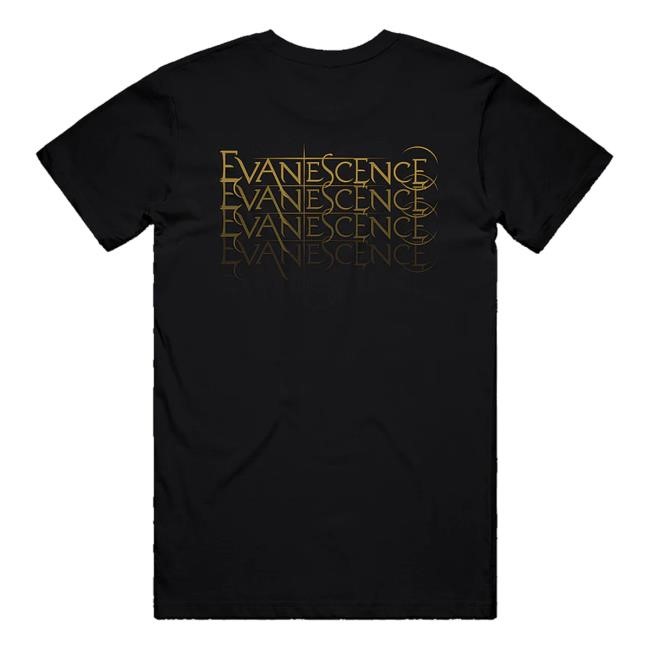Evanescence Store Merch Repeat Logo Black Hoodie