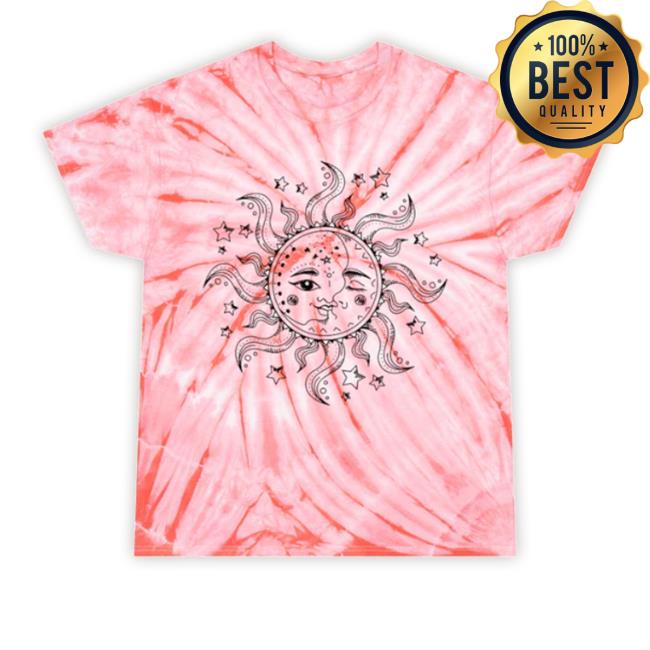 Sun And Moon Tie-Dye Unisex Hoodie Sweatshirt