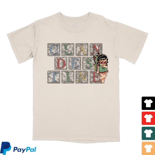 Clandestine Industries Merch Store Shop Fairy Letters Tee Shirt