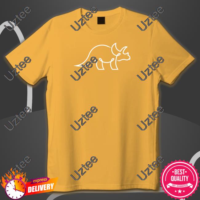 Orange Triceratops Orange T-Shirt