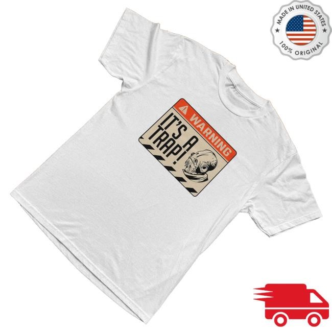 Trending Parallel Merch It's A Trap Beware Vintage White Long Sleeve Shirt