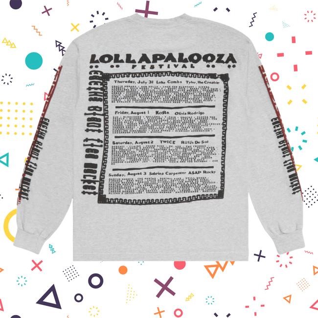 Official Lollapalooza Merch Shop Store Cactus Plant Flea Market 2025 Shirt
