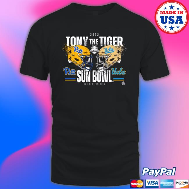 Ucla Bruins Vs Pittsburgh Panthers 2022 Tony The Tiger Sun Bowl Shirts