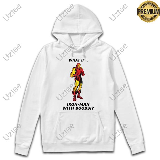 Lucca International Merch What If Iron Man With Boobs Shirt