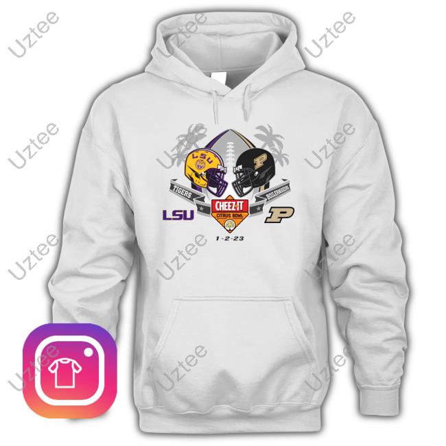 Lsu Tigers Vs Purdue Boilermakers 2023 Cheez It Citrus Bowl Hoodie Sweatshirt