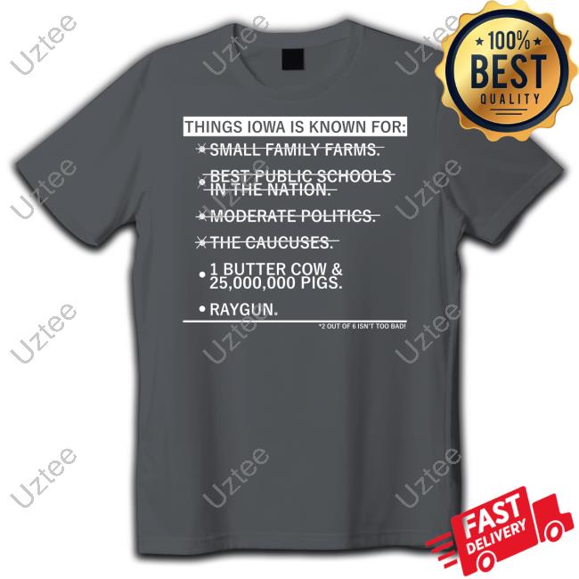 Things Iowa Is Known For Small Family Farms Long Sleeve Tee