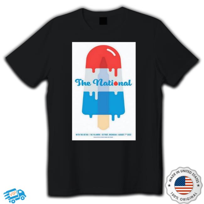 The National Tour Detroit, Mi 2023 Poster Sweaters