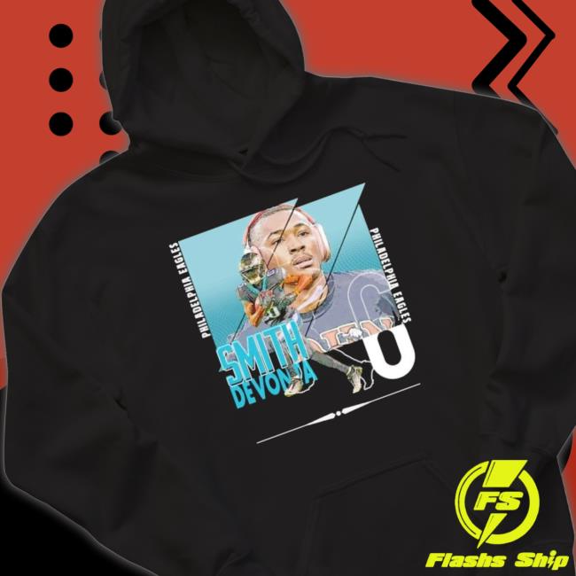 Devonta Smith Philadelphia Eagles Football Poster Hoodie