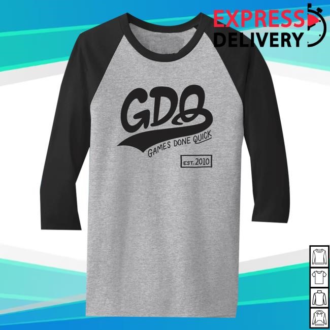Fangamer Merch Gdq Reset Raglan Tee