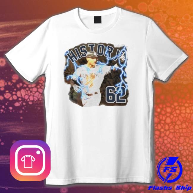 Official Nice Aaron James Judge Lightning Baseball Crewneck Sweatshirt