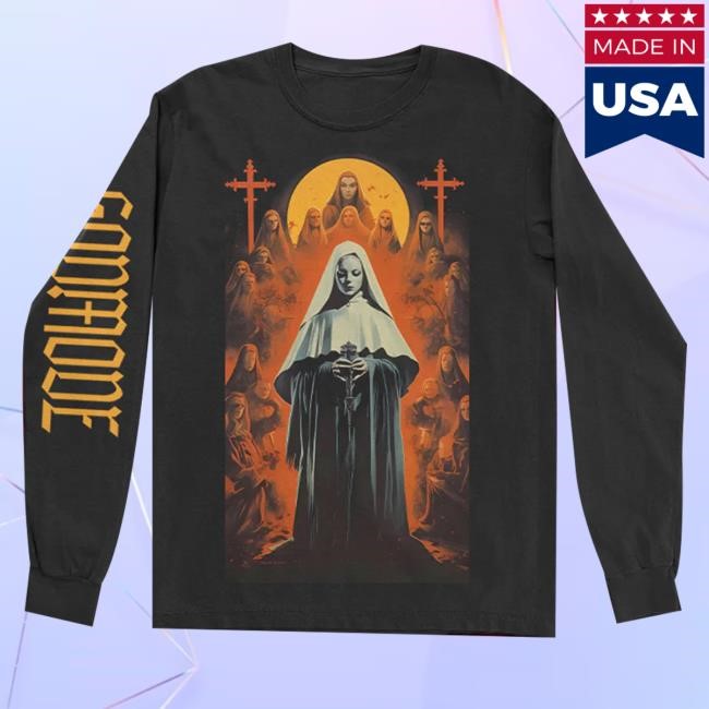 In This Moment Official Merch Store Shop Nun Longsleeve T-Shirt, Hoodie, Tank Top, Sweater And Long Sleeve T-Shirt