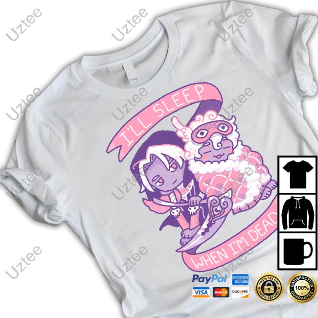 Fan Gamer Merch Hades I'll Sleep When I'm Dead Hoodie