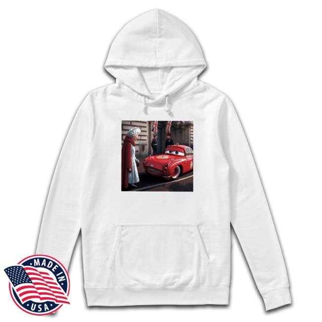 Official Lightning Mcqueen Queen Of England T-shirt Official Lightning Mcqueen Queen Of England Long Sleeve Shirt