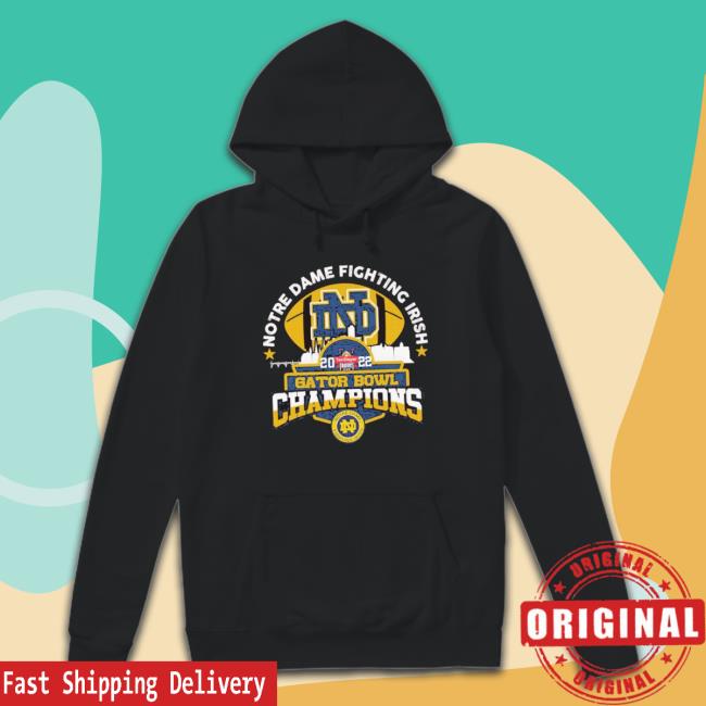 Notre Dame Fighting Irish 2022 Gator Bowl Champions Crewneck Sweatshirt