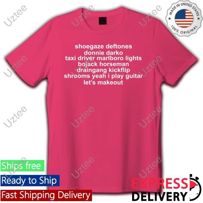 Neopunkfm Merch Shoegaze Deftones Donnie Darko Taxi Driver Marlboro Lights Shirts