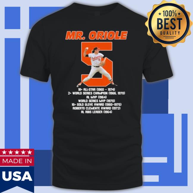 Mr Oriole Rip Brooks Robinson 1937-2023 Shirts