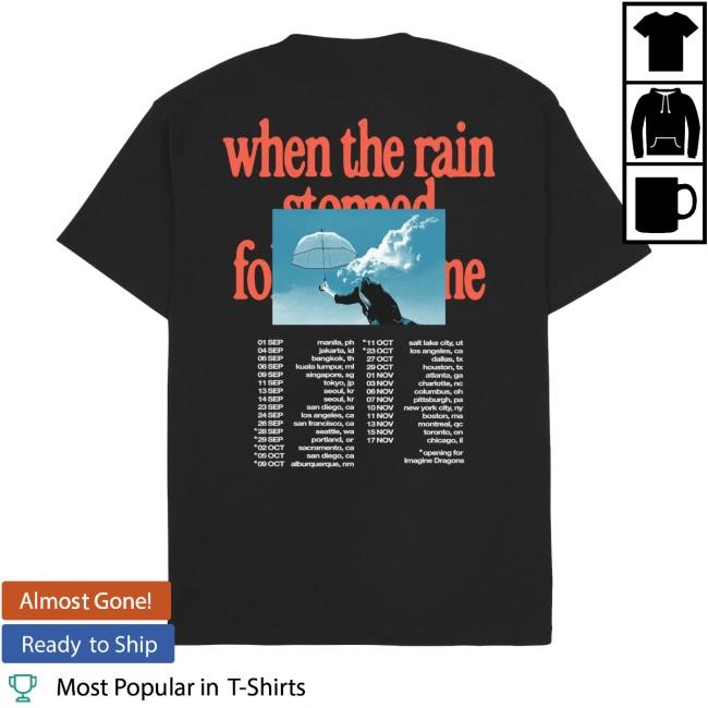Eajpark When The Rain Stopped Following Me Exclusive Tour Hoodie Sweatshirt