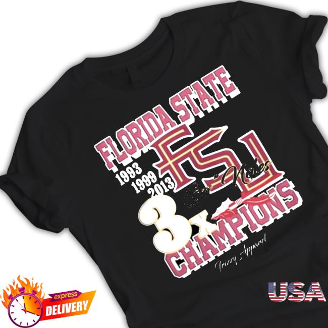 Trizzy Apparel Florida State Football Champions Long Sleeve T Shirt