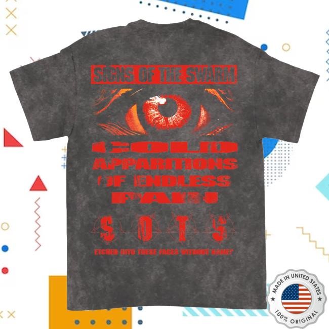 Indiemerchstore Merch Shop Signs Of The Swarm Faces Without Names Mineral Wash Sweater