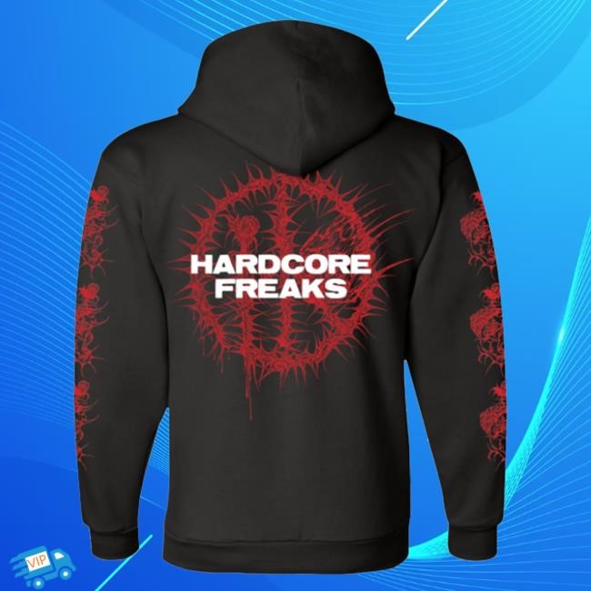 Gelhardcore Merch Store Hardcore Freaks Crewneck Sweatshirt