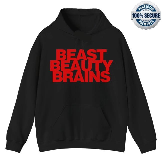 Ilona Maher Beast Beauty Brains Merch Shop Beast Beauty Brains Iconic Hooded Sweatshirt