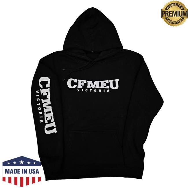 Cfmeu Victoria Moonee Valley Park Hooded Sweatshirt