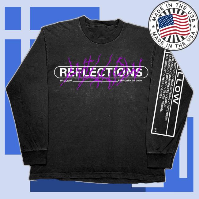 Official Merch Now Reflections Willow Black Long Sleeve Tee Shirt MerchNow