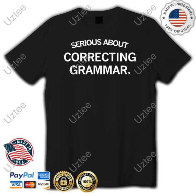 Raygun Store Serious About Correcting Grammar Long Sleeve T Shirt