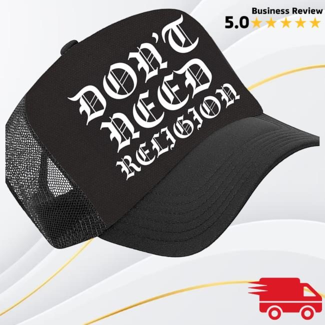 Official Motörhead Blackcraft Don't Need Religion Hats