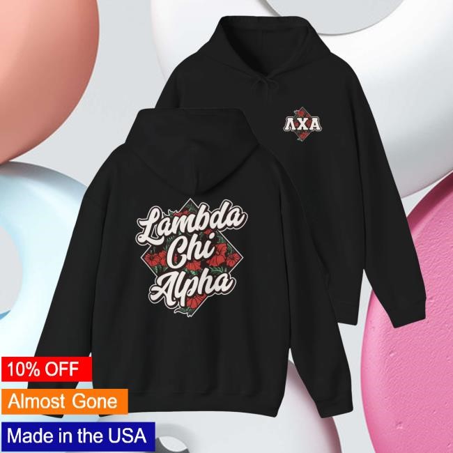 Official Greek State Of Mind Shop Merch Store Lambda Chi Alpha Graphic Hoodie