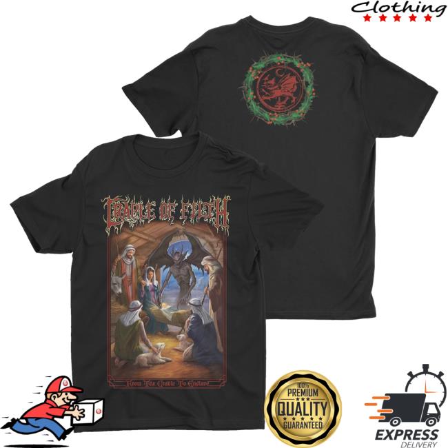 Official Night Shift Merch Indie Merch Store Cradle Of Filth - From The Cradle To Enslave Popover Shirt NightShiftMerch IndieMerchStore