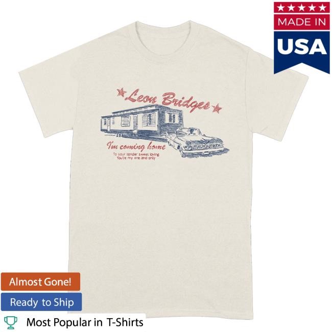 Leon Bridges Shop Merch Shop I'm Coming Home Long Sleeve Shirt