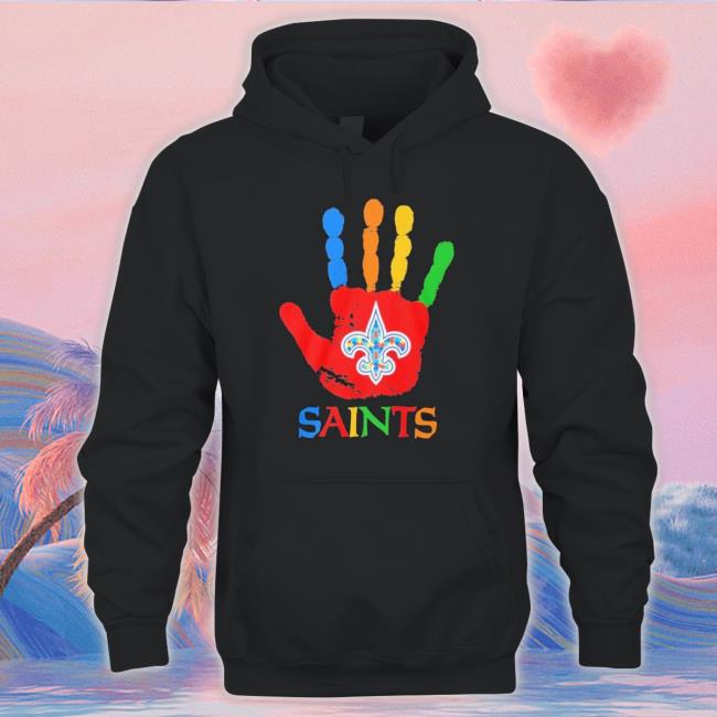 New Orleans Saints Hand Autism 2023 Shirt