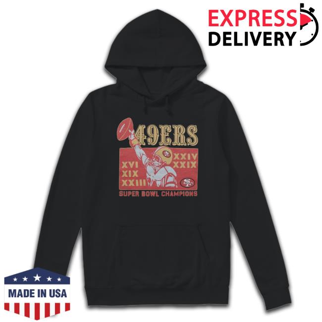 Homage 49Ers 5 Time Super Bowl Champions Crewneck Sweatshirt