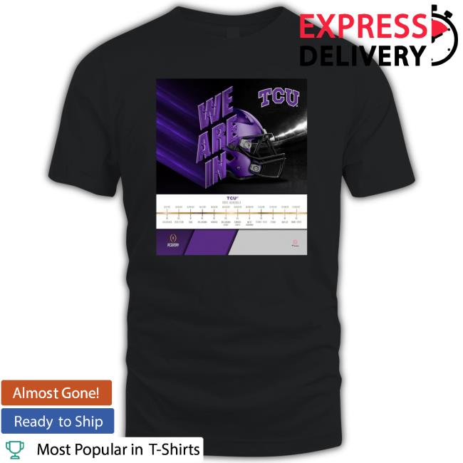 Tcu Horned Frogs Fanatics Authentic 2022 College Football Playoff shirt