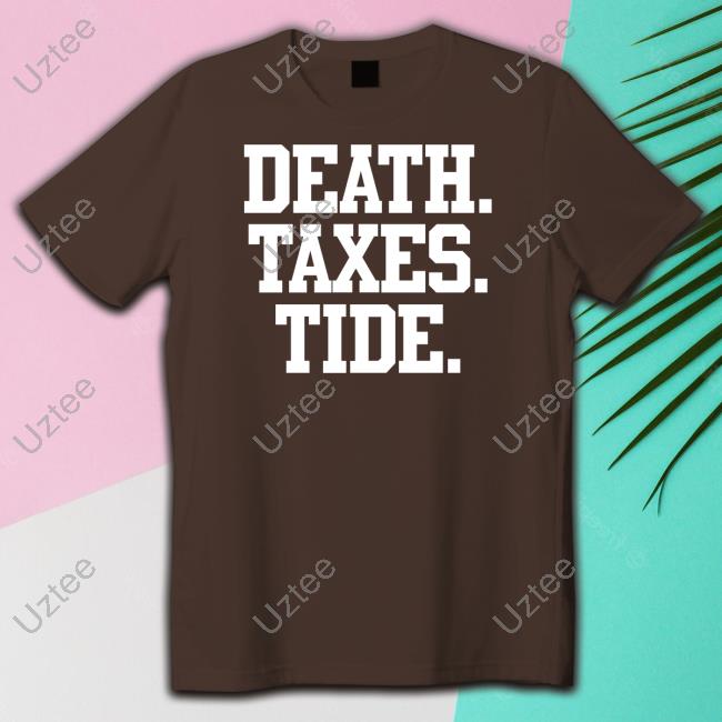 Barstool Sports Store Death Taxes Tide T Shirts Death Taxes Al T Shirts Rico Bo$Co