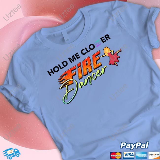 Solana Steve Hold Me Closer Fire Dancer Long Sleeve Tee Shirt