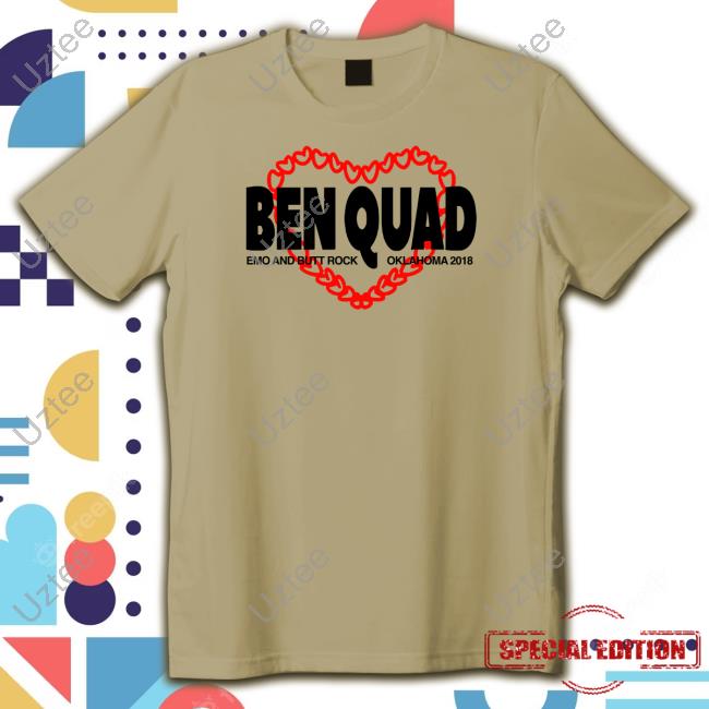 Ben Quad Merch Dog Hearts Tee Shirt
