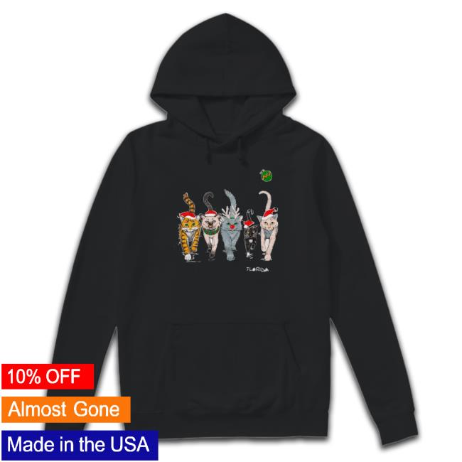 Men’s Florida Christmas Cats t- shirt