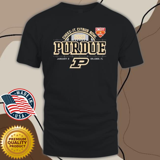 Official Purdue Boilermakers Citrus Bowl Bound 2023 Orlando, Florida Tee