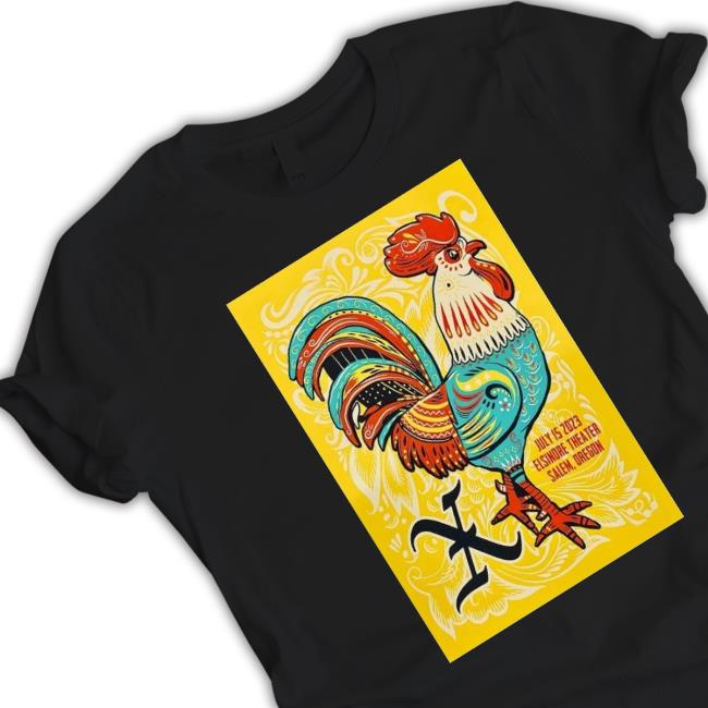 Official X The Band July 15, 2023 Salem, Oregon Poster shirt Official X The Band July 15, 2023 Salem, Oregon Poster shirt