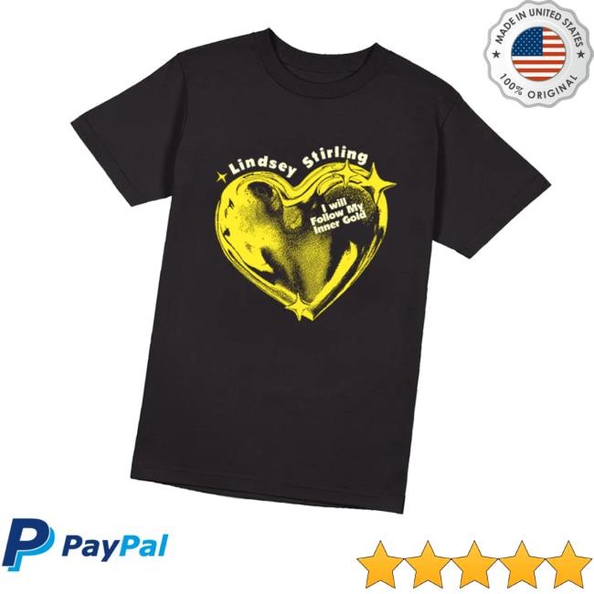Lindseystirling Merch Lindsey Stirling Gold Heart Sweatshirt