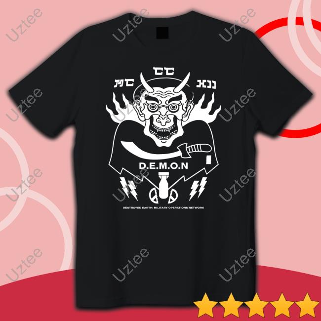 Demon Destroyed Earth Military Operations Network Shirts Jay Weinberg