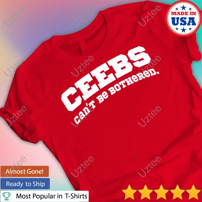 Bangchan Wearing Ceebs Can't Be Bothered Shirt