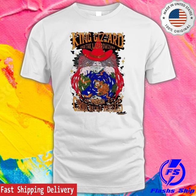 King Gizzard March 20 2023 Cirque Royale Brussels shirt