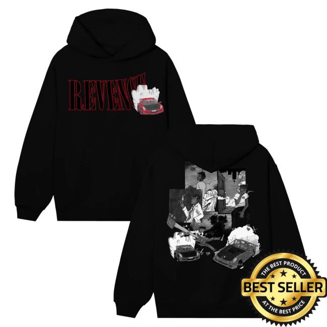 Official 999 Club Juice Wrld Merch Store Revenge Burnout Shirts Red/Black 999Club Clothing JuiceWrld