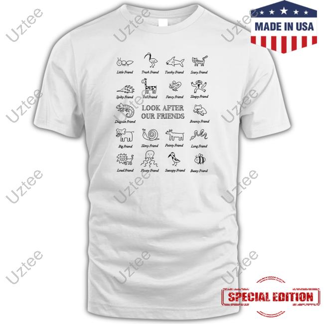 Official Lonelykidsclub Store Look After Our Friends Tee