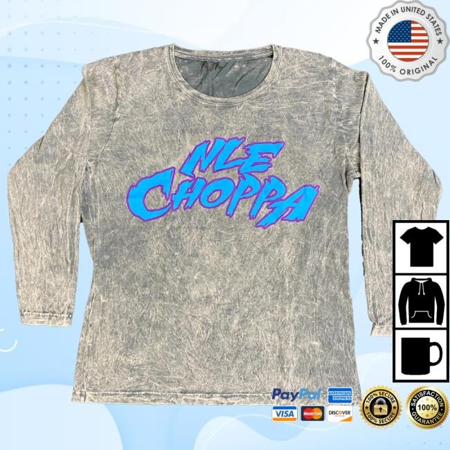Official Nle Choppa Store Nle Choppa Logo Women's Long Sleeve Tee Shirt