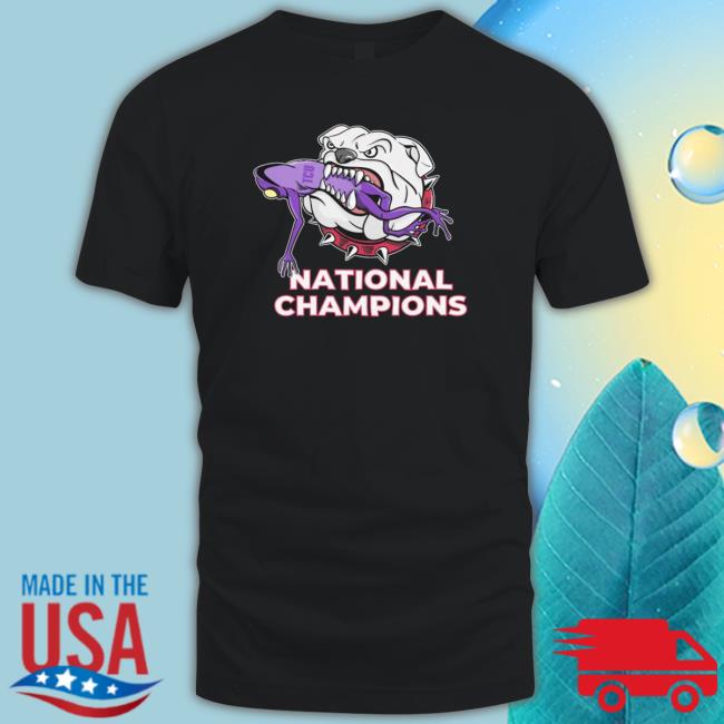 Georgia Dogs Bite Frog National Champions Sweaters Georgia Dogs Bite Frog National Champions Shirt